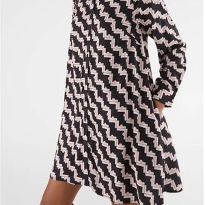 Compañia Fantástica Long Sleeved Mini Shirt Dress NWT